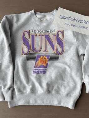 Vintage 90s Phoenix Suns Basketball Graphic Sweatshirt, NBA Shirt For Men Women